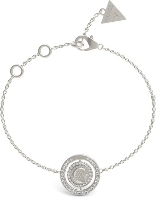 Guess Armband, Edelstahl, Silber, Kristall, Zirkonia, Damen - Bild 1