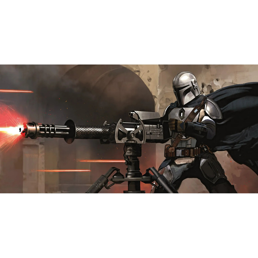 Komar Fototapete Vlies Star Wars The Mandalorian Blaster Multicolor B: 500 cm, H: 250 cm - Bild 2