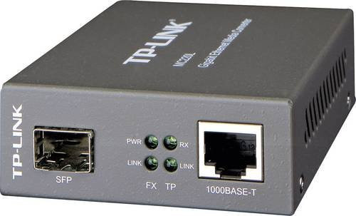 TP-Link MC220L SFP LAN Medienkonverter 1000MBit/s in Grau mit SC und LC Anschlüssen - Bild 1