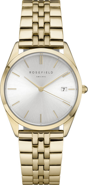 Rosefield Damenuhr, Quarz, Edelstahl, Silber, 33 mm, 3 ATM - Bild 1