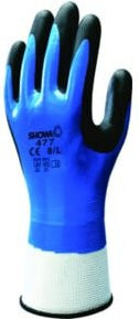 SHOWA Winterhandschuh 477 in Blau, Größe 8 (L) mit Nitrilbeschichtung und EN 388 Zertifizierung - Bild 1