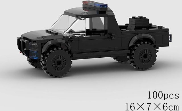 MOC Offroad-Auto Bausteine Pickup Truck SUV ab 6-12 Jahren - Bild 1
