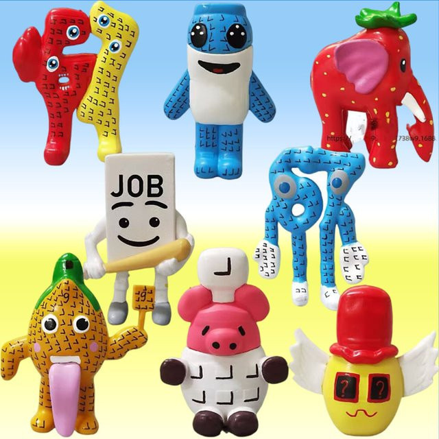 Bandai Steal A Brainrot Spiel Figur, 8-teiliges Set, Bunt / Mehrfarbig - Bild 1