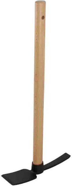 Galaflor Kleinhacke aus Stahl mit Holzstiel in Braun - Bild 1