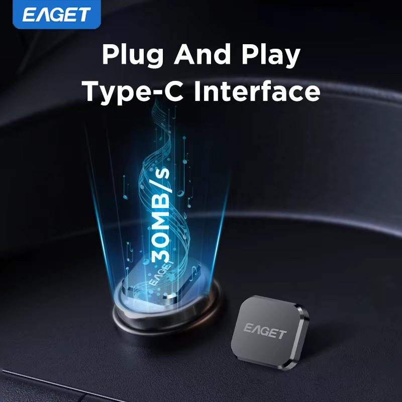 EAGET Mini USB 2.0 Flash-Laufwerk Typ-C in Schwarz für Dashcam, Mobil, Mac und PC - Bild 3