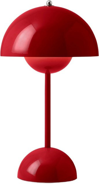 &Tradition Flowerpot VP9 Akku Tischleuchte in Rot, dimmbar und kabellos - Bild 1
