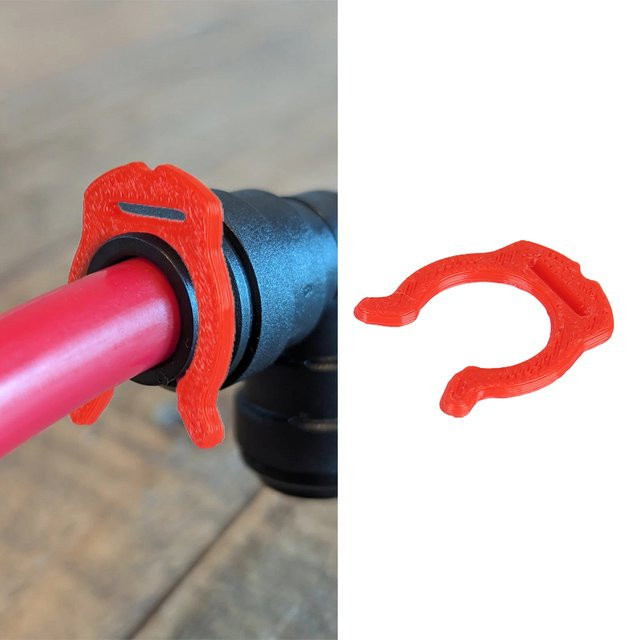 10 Stück John Guest RV Red Locking Collet Clips 12 mm für Push Fit Wassermontage in Camper und Wohnmobil - Bild 1