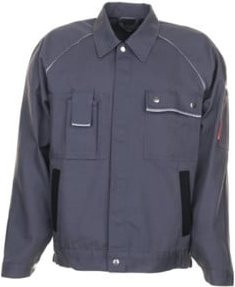 Planam Bundjacke Canvas Cordura in Grau/Schwarz - Bild 1