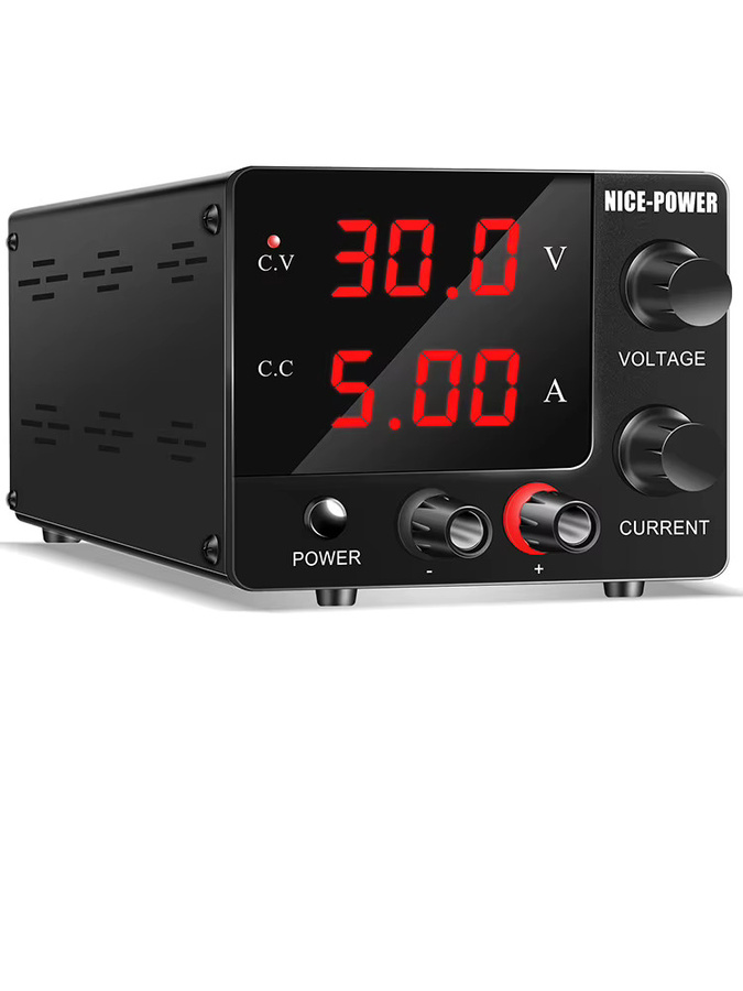 Nice-power Labor Netzteil Mini 150W 30V 5A Universal Einstellbare Schaltbank Stromquelle Regler Schwarz - Bild 4