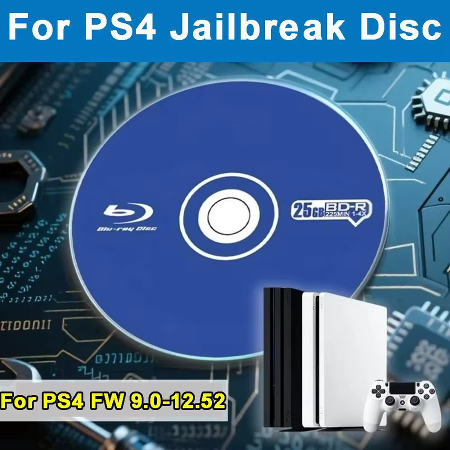 BD-JB Disc Boot Tool für PS4 Firmware 9.0-12.52 zur Installation von Homebrew und Backup Games in Blau - Bild 2