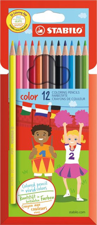 STABILO color Buntstifte Multicolor aus Holz für die Schule