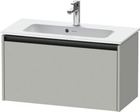 Duravit Waschtischunterschrank Ketho.2 Compact in Betongrau, wandhängend, B/T: 81 x 39 cm - Bild 1