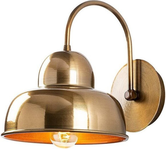 Opviq Wandleuchte Berceste in Gold aus Metall mit E27 Fassung, B/H/T: 27 x 24 x 27 cm - Bild 1