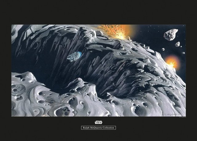 Komar Wandbild Star Wars Asteroid Paper Poster Multicolor B: 70 cm, H: 50 cm - Bild 1
