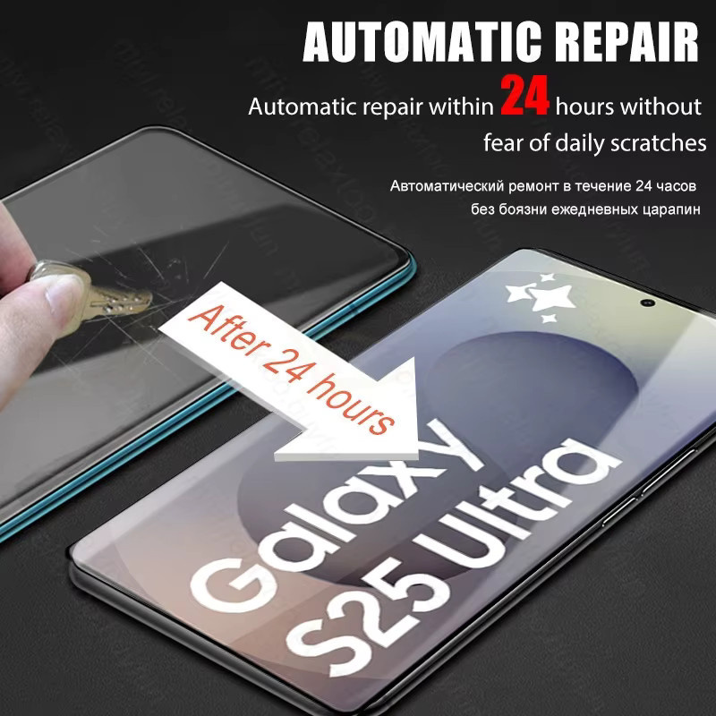 3-4 Stück Weiche Hydrogel-Displayschutzfolien für Samsung Galaxy S25 S26 Ultra 5G, Transparent - Bild 6