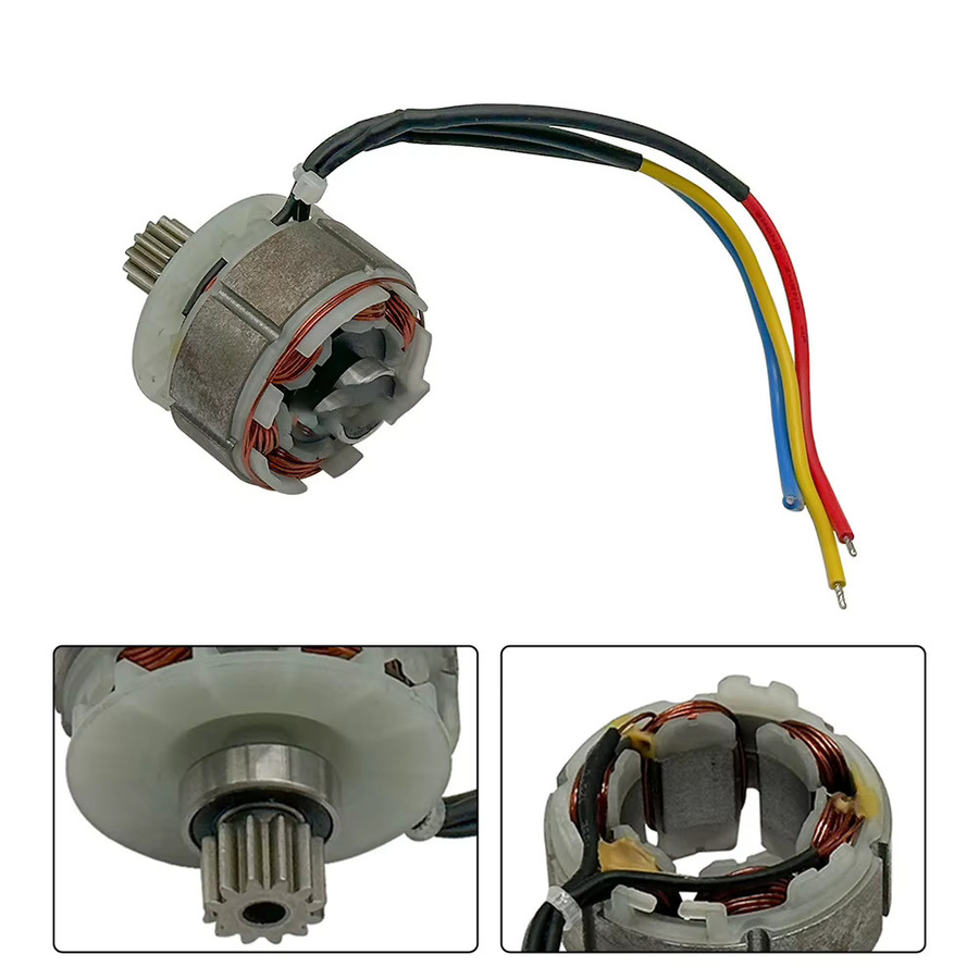 DAZZLEEX Bürstenloser Rasenmähermotor mit 12-Zahn-Rotor für 21 V Elektrowerkzeuge, Multicolor - Bild 2