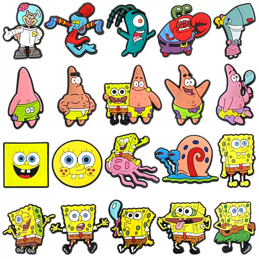 Potdemiel Spongebob Charms, Schuhe Dekoration Zubehör - Bild 3