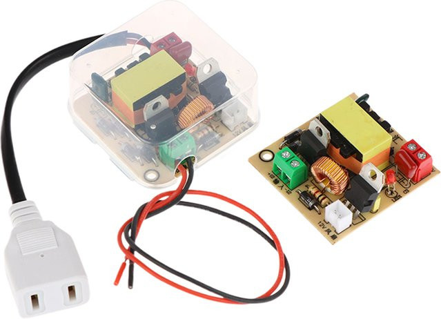 100 W Boost-Wechselrichter DC 12–16,8 V auf 220 V Zweikanal-Aufwärts-Leistungsmodul mit Spannungsregelung in Multicolor - Bild 1