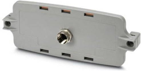 Phoenix Contact Frontplatte ECS-P-122X169-S-UV-1M12 GY 1050381 Farbe: Grau, B/H/T: 163 x 62 x 30 mm - Bild 1