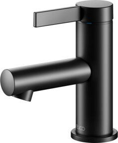 Keuco Waschtisch-Einhebelmischer 60 IXMO Pure in Schwarz Matt mit 90mm Auslauf - Bild 1