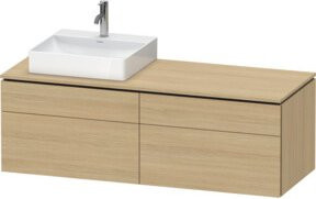 Duravit Waschtischunterschrank L-Cube in Eiche Natur, B/T/H: 142 x 55 x 48,2 cm - Bild 1