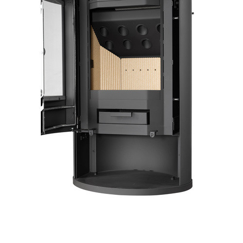 Justus Island Aqua Kaminofen Speckstein Schwarz 10 kW wasserführend - Bild 4