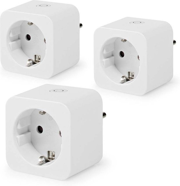 Nedis SmartLife 3er Schaltsteckdose in Weiß - Bild 1