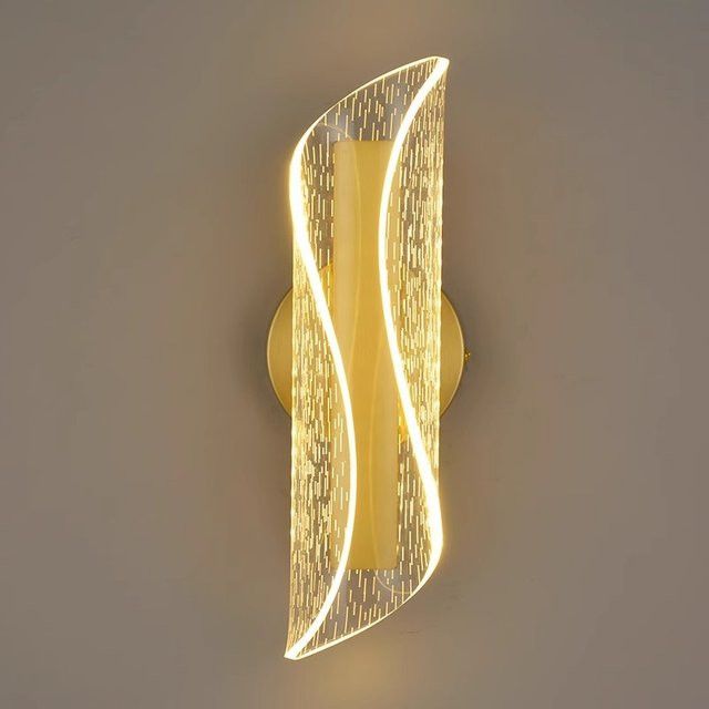 ONEYLTT Moderne LED Wandlampe mit integriertem LED-Licht für Wohnzimmer, Schlafzimmer und Hotel - Bild 1