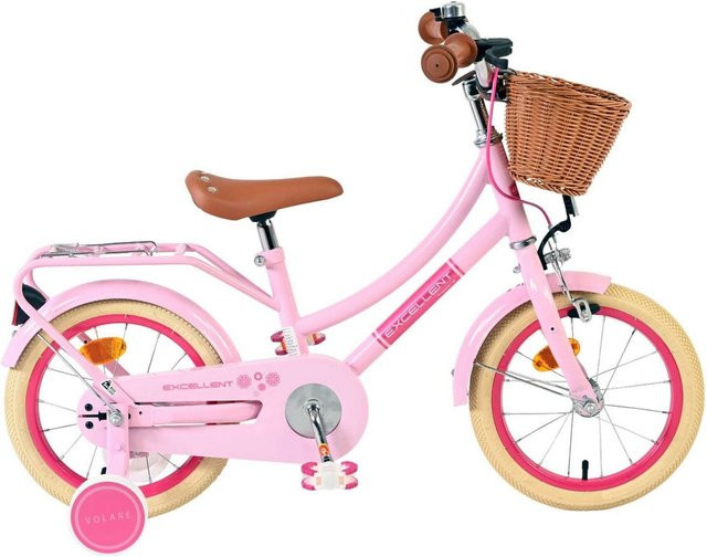 VOLARE Kinderfahrrad Excellent 14 Zoll pink - Bild 1
