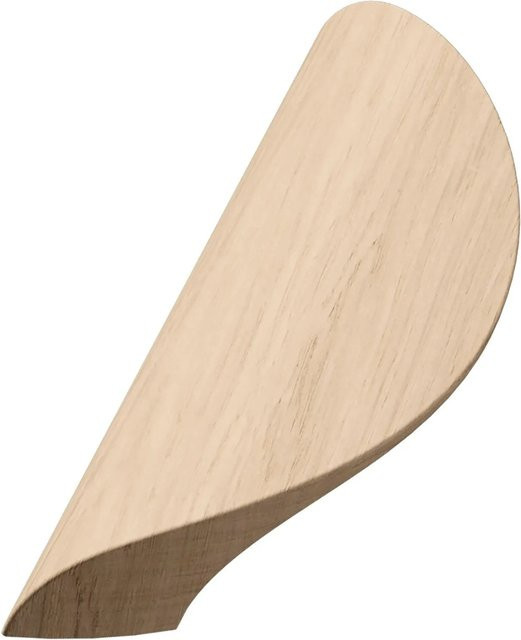 Furnipart Holzgriff Archive La in Eiche lackiert, Farbe Beige, Breite: 10,65 cm, Tiefe: 6,4 cm - Bild 1