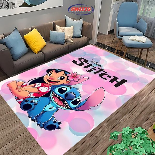 Karpetti Disney Lilo & Stitch Themen-Teppich, rutschfest und maschinenwaschbar, B/T: 80 x 50 cm, mehrfarbig - Bild 1