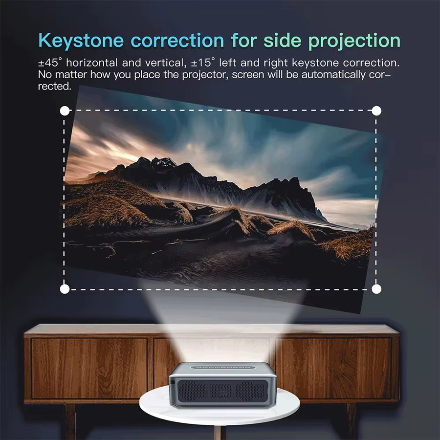 Transpeed X1 Heim-Projektor mit 4K UHD, 300 ANSI, HDR10+, WLAN und Bluetooth - Bild 2