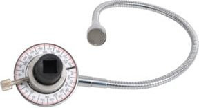BGS Drehwinkel-Messgerät mit Magnetarm und 1/2 Zoll Innenvierkant in Silber - Bild 1