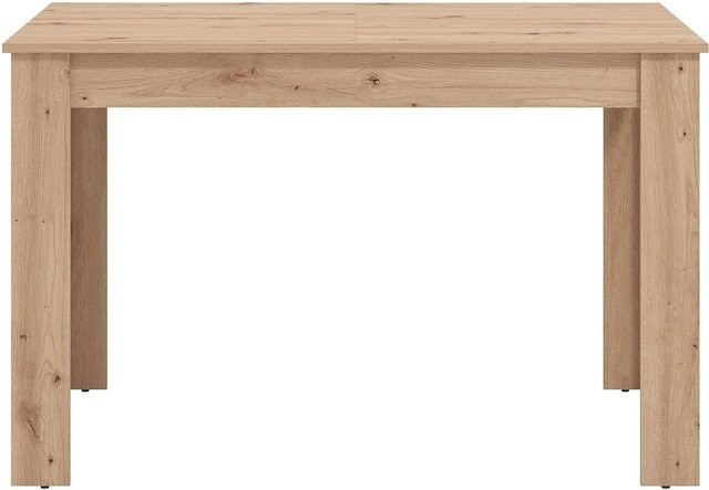 Vente-unique Esstisch Venola aus Spanplatte, rechteckig, erweiterbar, Naturfarben Hell (Beige/Braun) - Bild 1