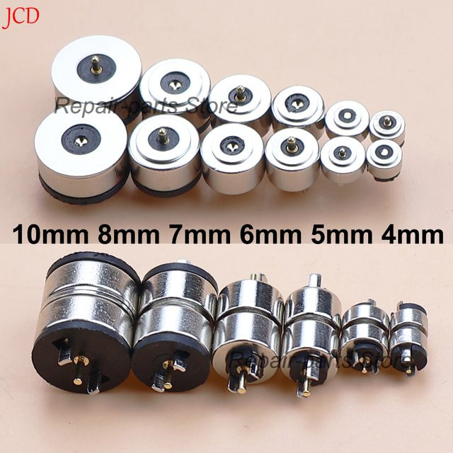 JCD Magnetischer DC 12V 2A Lade Stecker Satz Männlich Weiblich in Silber - Bild 1