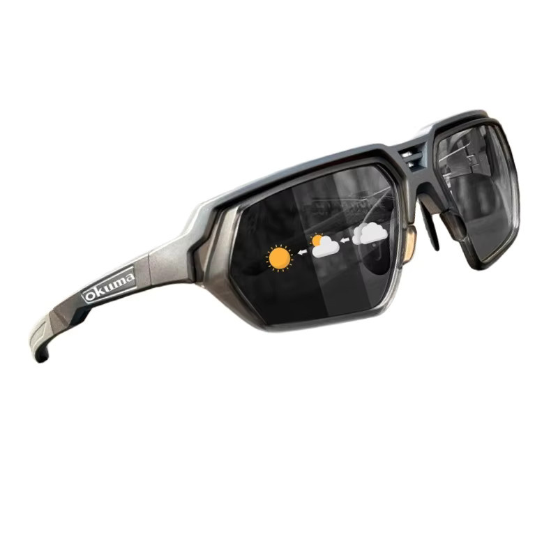 OKUMA Outdoor-Angelbrille, Vollrand, Kunststoff, yellow, polarisiert - Bild 2