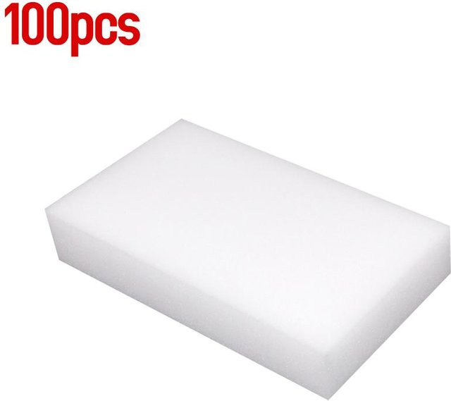 Neoglint Magischer Melaminschwamm Radierschwamm Set in Weiß, 100 Stück für Küche, Büro und Badezimmer - Bild 1