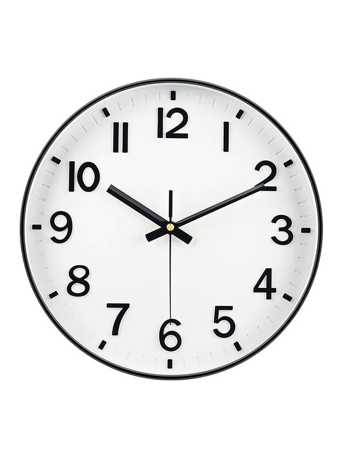 Mabpedo Klassische Quarz-Wanduhr in Light Blue, moderne kubische Wanduhr aus Glas für Wohnzimmer und Schlafzimmer - Bild 6