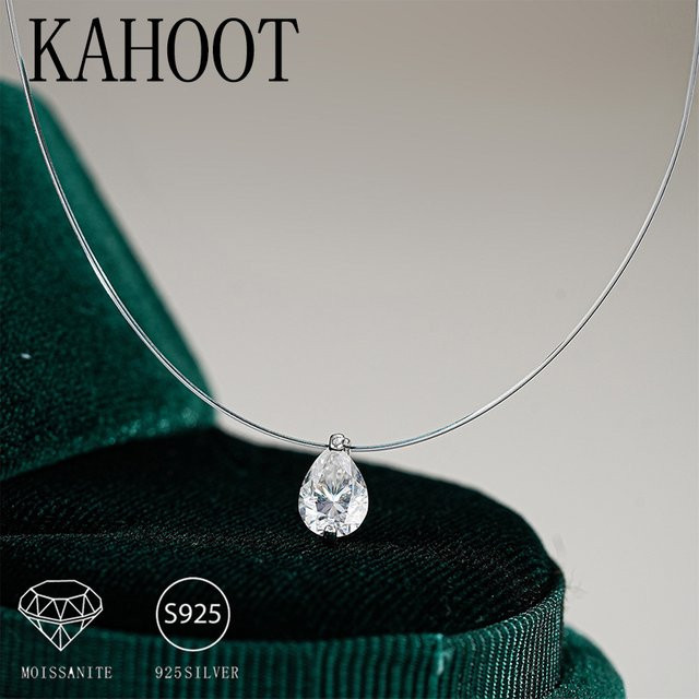 KAHOOT Anhängerkette 925 Silber, Moissanit, Damen - Bild 1