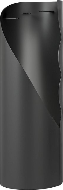 Outsunny Kaminbesteck Set 4-teilig aus Metall in Schwarz und Silber mit Besen, Schaufel, Schürhaken und Korb - Bild 1