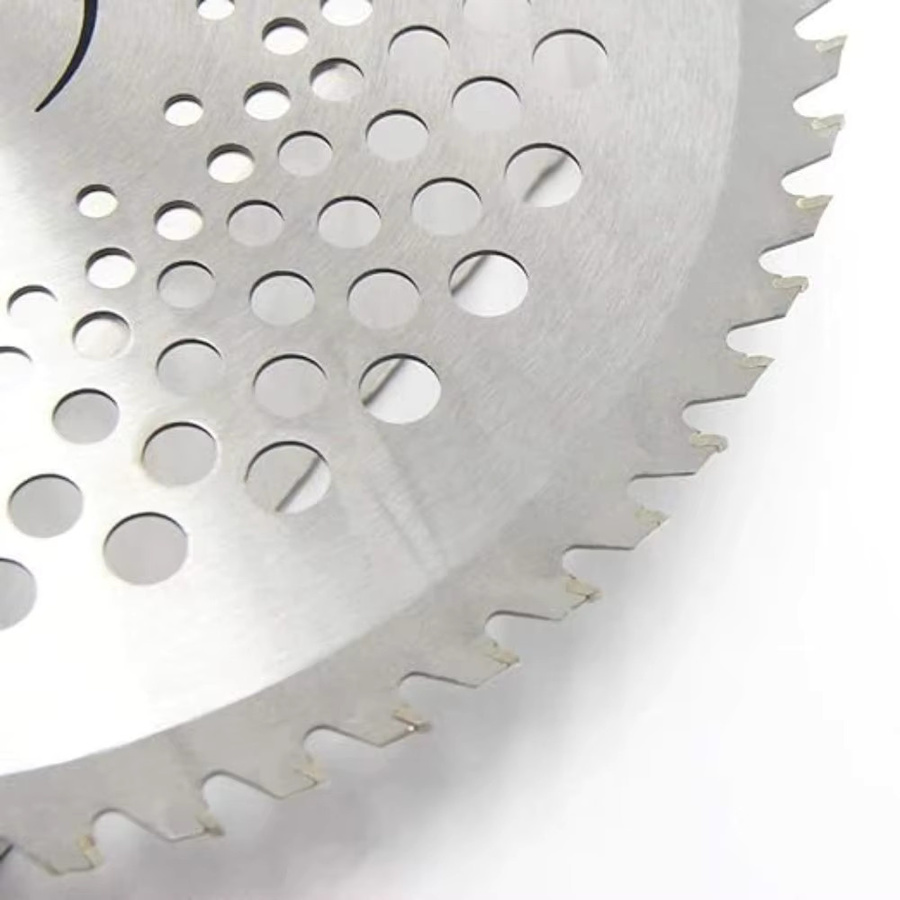 Hartmetall Rasenmäher Klingen Set für Rasentrimmer und Unkrautmäher in Silber - Bild 5