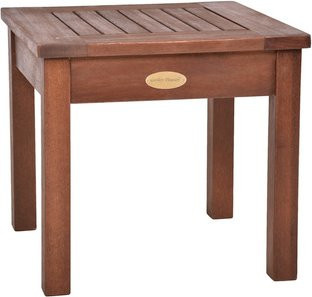 Garden Pleasure Beistelltisch SONORA aus Holz in Dunkelbraun B/T/H: 40 x 40 x 35 cm - Bild 2