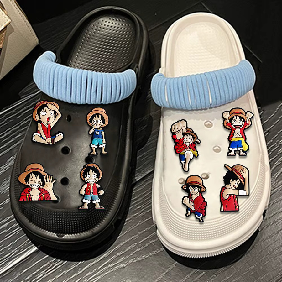 Bandai One Piece Crocs DIY Zubehör, Zoro dekorative Schnalle, Ruffy Zubehör, Schuh Blumen, Anime Zubehör - Bild 2