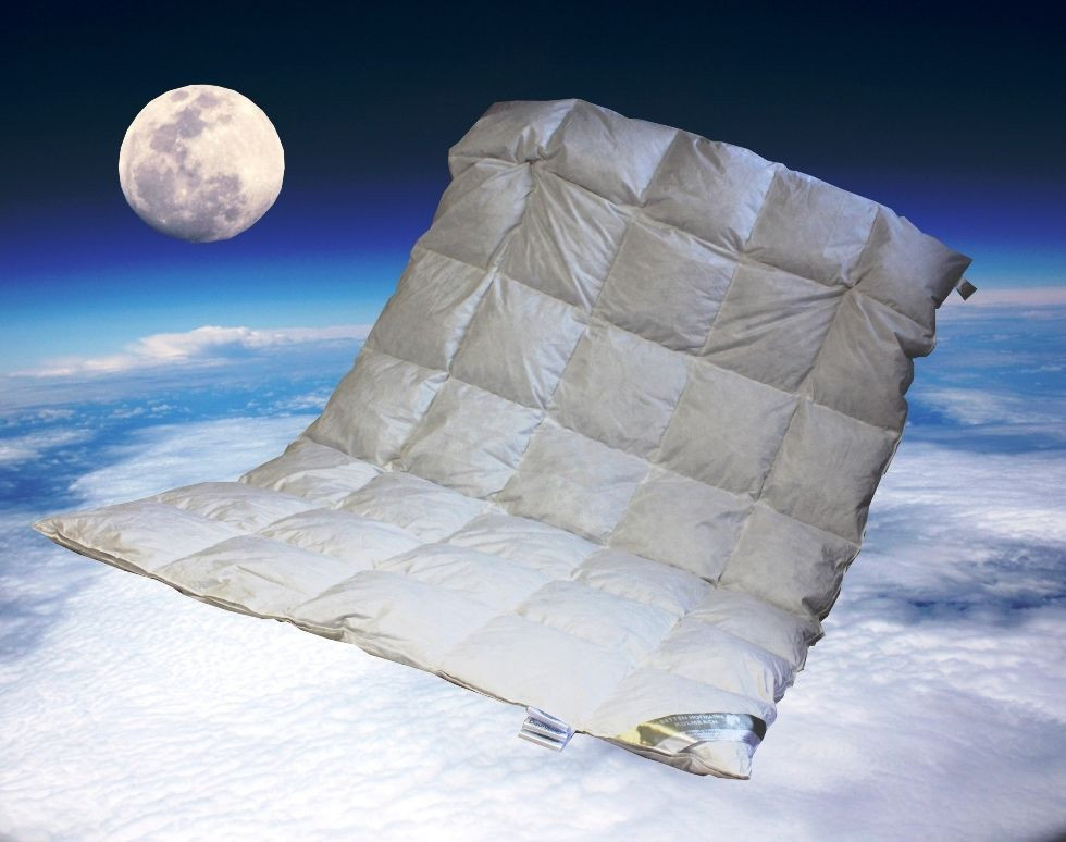 Betten Hofmann Bella-Night leichte Daunendecke aus 100% Daunen, Weiß, B/T: 135 x 200 cm - Bild 1
