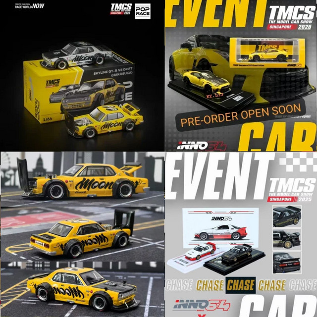 TMCS Singapore Exhibition Limited 2025, Miniatur-Simulationsautomodell, 1:64, Metall - Bild 1