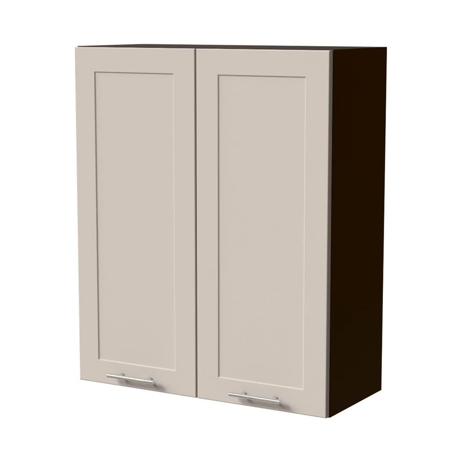 Feldmann-Wohnen Hängeschrank Oslo W4 in Lava und Kaschmir Matt mit Rahmenoptik, B/T/H: 80 x 32,5 x 96 cm - Bild 2