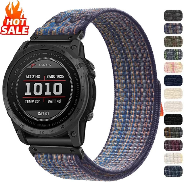 OAKCHARM Uhrenarmband Nylon, 22mm, 26mm, Quick Fit - Bild 1