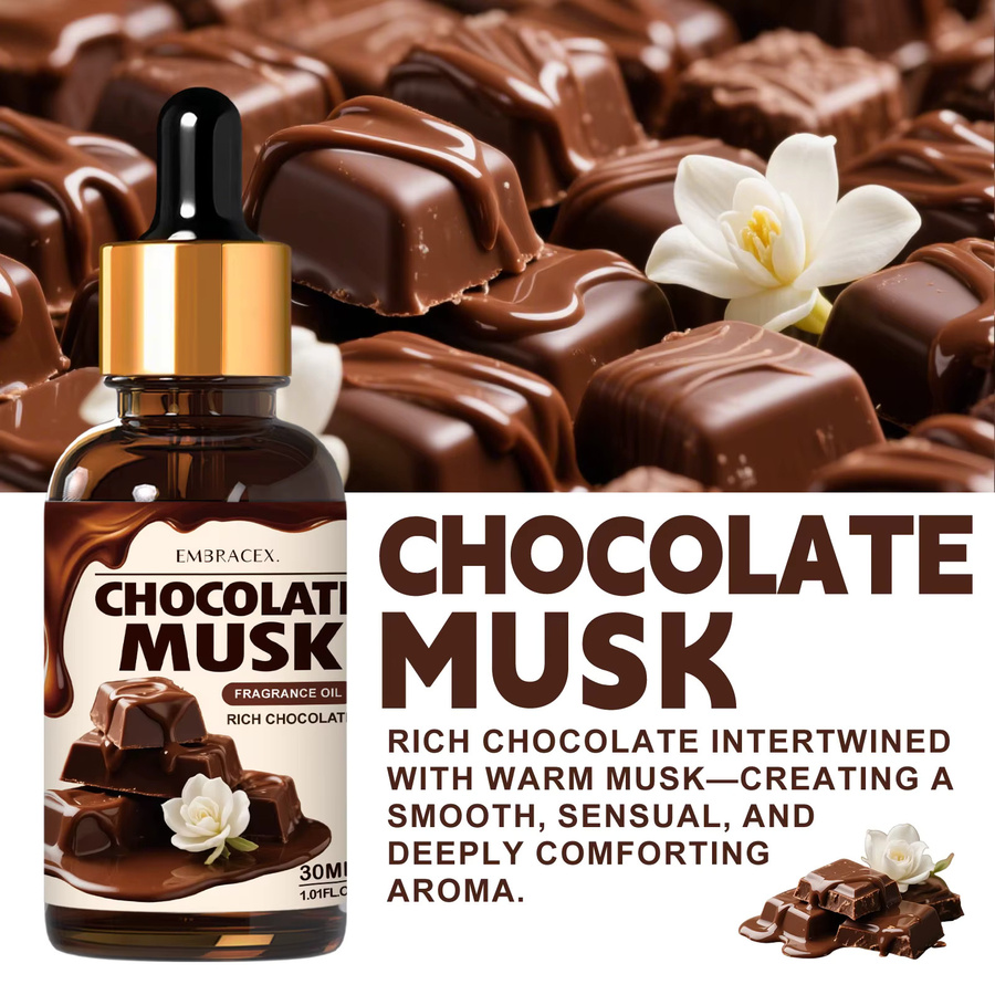 Embracex Schokoladen-Moschus Ätherisches Öl, 30 ml - Bild 2