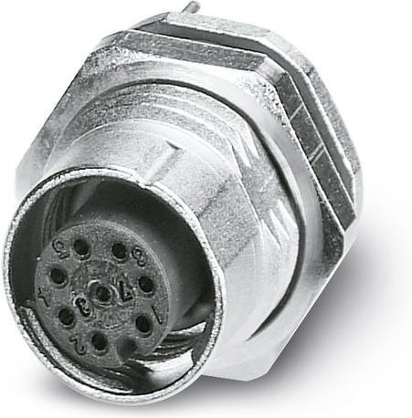 Phoenix Contact 1441930 Sensor-Aktor-Einbausteckverbinder M12 Buchse, 8-polig, silber, Schraubanschluss - Bild 1