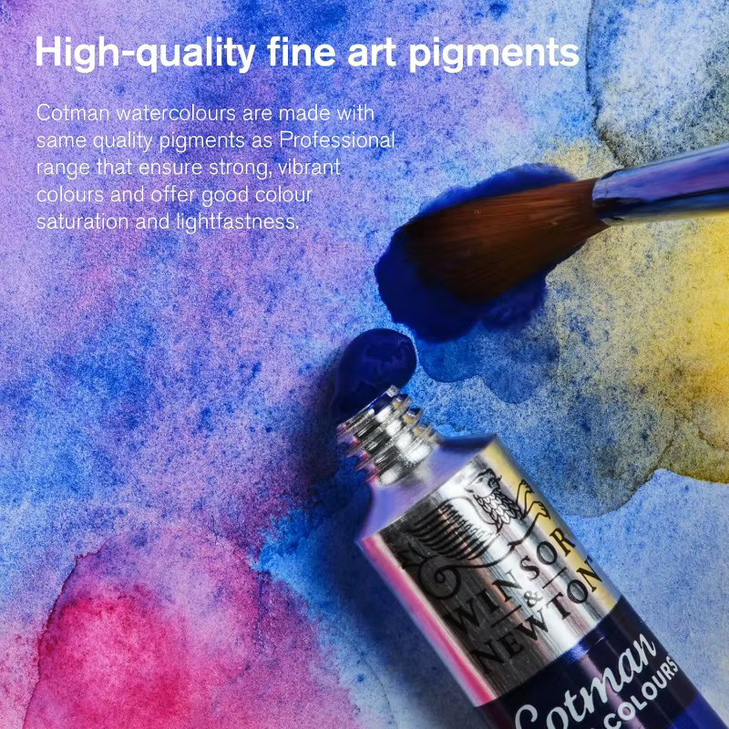 Hochwertige Aquarellfarben in Tuben, transparentes Aquarellpigment, Mehrfarbig, 8 ml und 21 ml - Bild 4